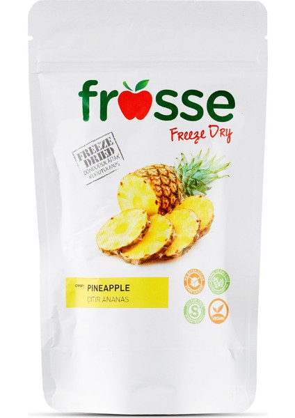 Freeze Dry Kurutulmuş Ananas 170 gr
