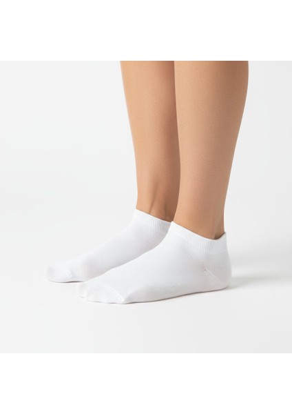 Kadın Bambu Patik Çorap – 4’lü Ekru Renk fırsatları