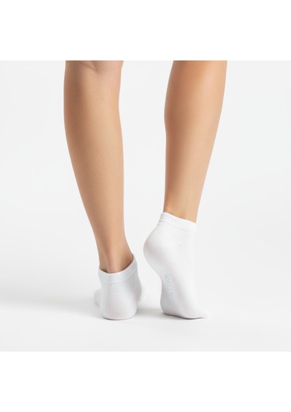 Kadın Bambu Patik Çorap – 4’lü Ekru Renk indirimleri