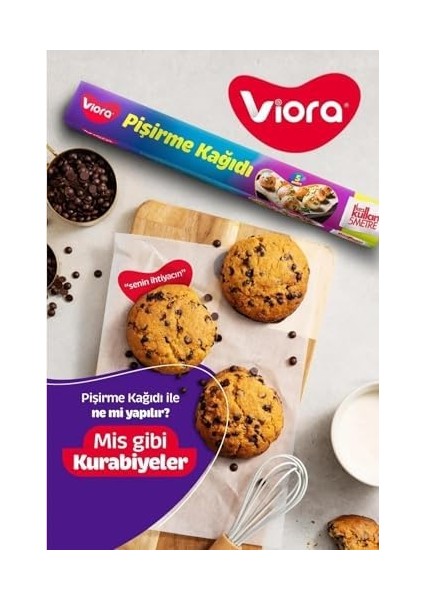 Fırın Pişirme Kağıdı Masura Olmadan Sarım Kes Kullan 5 Metre - Fırınlarınızı Kirletmeden Tertemiz Pişirme Için Ideal! modelleri