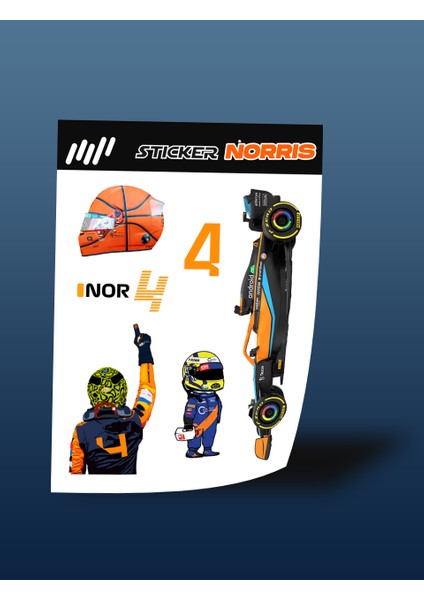 Lando Norris Stıcker