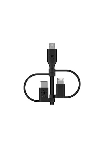 Evrensel Kablo (3'ü 1 Arada Usb-C, Lightning, Micro-Usb Şarj Kablosu) Akıllı Telefonları, Tabletleri, Güç Bankalarını ve Daha Fazlasını Şarj Edin (3,3 Ft/1 M) modelleri