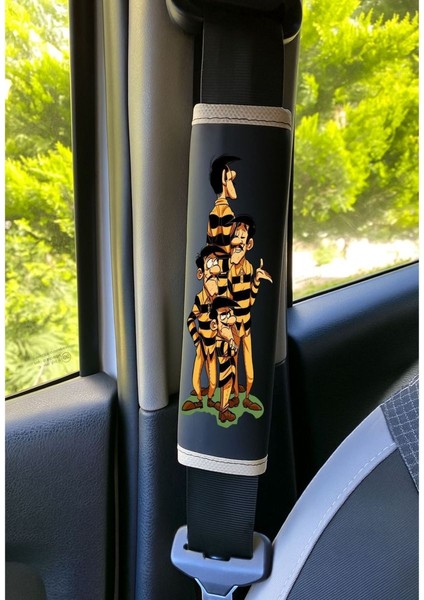 Isteğe Göre Desen Baskılı Emniyet Kemeri Kılıfı