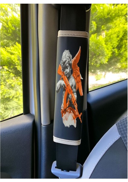 Isteğe Göre Desen Baskılı Emniyet Kemeri Kılıfı