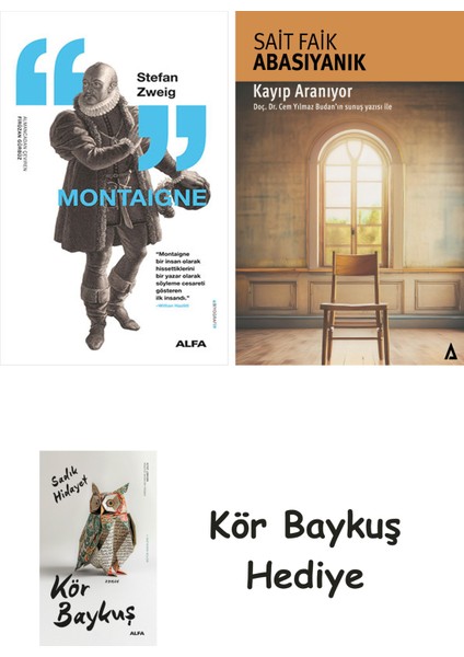Montaigne + Kayıp Aranıyor + Kör Baykuş