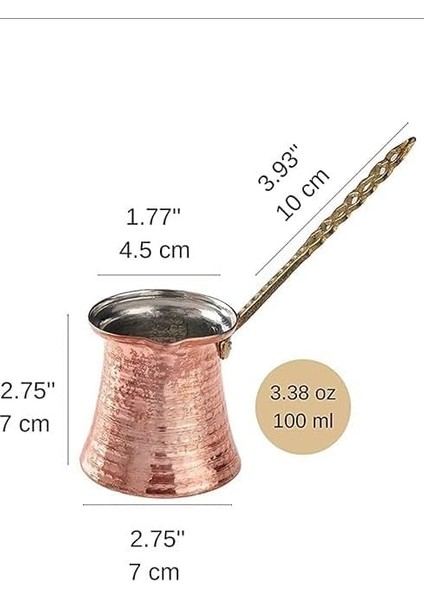 Bakır Cezve Kahve Cezve Ince 1 Kişilik Fincan Makine Dövme Bakır Kahve Cezvesi Türk Kahve Cezvesi fiyatları