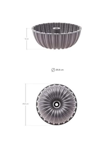 Cake Pro Dilimli Döküm Kek Kalıbı modelleri