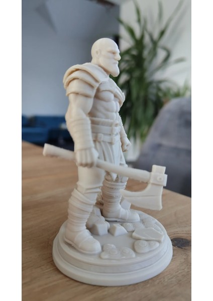 CRAFTSY3D God Of War Kratos Figürü – 3D Baskı Dekoratif Epik Oyun Karakteri fiyatları