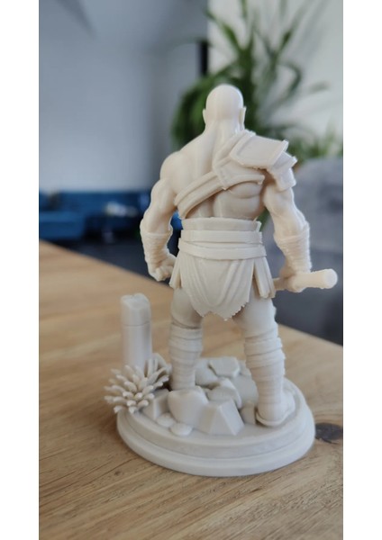 CRAFTSY3D God Of War Kratos Figürü – 3D Baskı Dekoratif Epik Oyun Karakteri modelleri