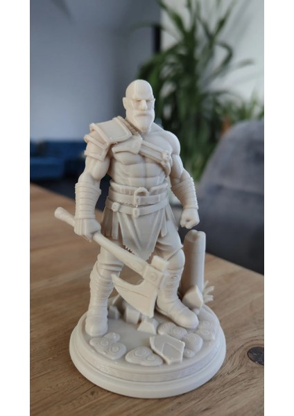 CRAFTSY3D God Of War Kratos Figürü – 3D Baskı Dekoratif Epik Oyun Karakteri fırsatları