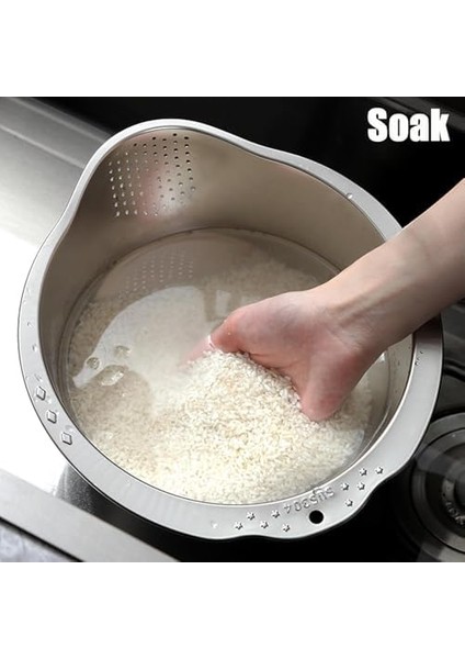 Çok Amaçlı Pirinç Meyve Makarna Süzgeci Paslanmaz 304 Çelik modelleri