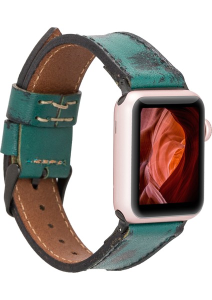 Apple Watch Uyumlu Deri Kordon 38-40-41MM V6