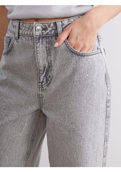 Yeni Sezon Yüksek Bel Wideleg Kadın Jean Pantolon modelleri