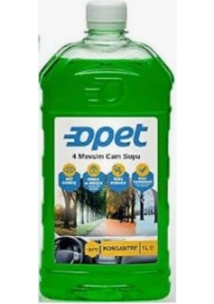 Cam Suyu 4 Mevsim 1 Lt ( Bir Koli 18 Adet )