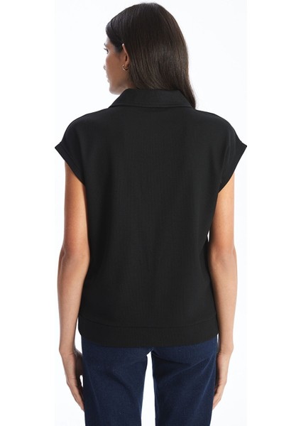 Yeni Sezon Polo Yaka Dokulu Kadın Tişört fırsatları