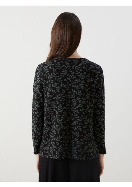 Yeni Sezon Bisiklet Yaka Desenli Kadın Bluz fırsatları