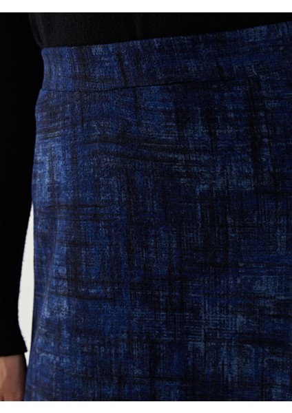 Yeni Sezon Beli Lastikli Desenli Kadın Etek fırsatları