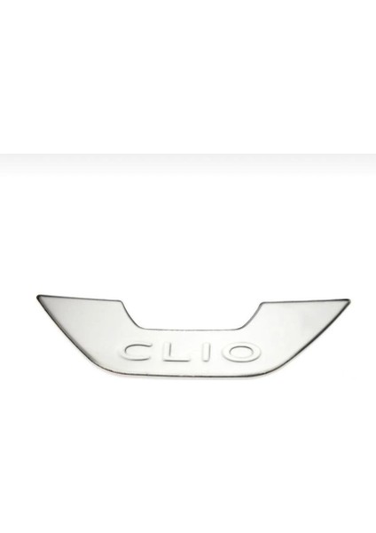 Renault Clio 4 Hb Krom Ön Logo Altı 2012-2019 Arası Paslanmaz Çelik