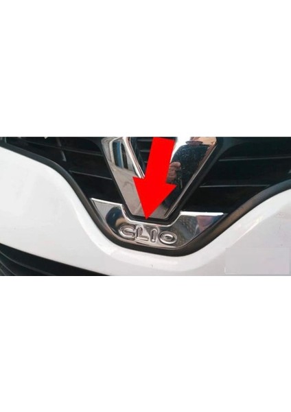Renault Clio 4 Hb Krom Ön Logo Altı 2012-2019 Arası Paslanmaz Çelik fiyatları