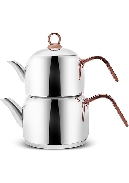 Ortaboy Çaydanlık Takımı Rosegold modelleri