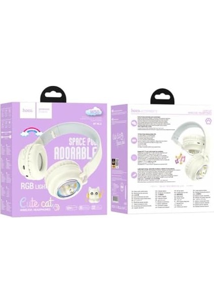 . Cute Fun Bt Rgb Kablosuz Kafaüstü Kulaklık fiyatları