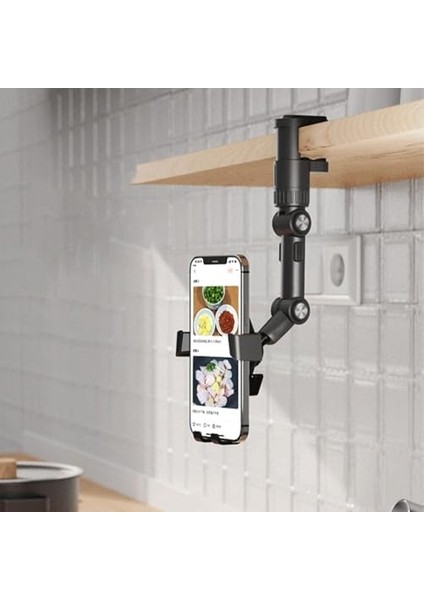 Dikiz Aynası Araç Cep Telefonu Tutucu, 360 Derece Dönebilen Dikiz Aynası Cep Telefonu Tutucu, Araba, Çalışma Masası, Yatak Için Çok Fonksiyonlu Cep Telefonu Tutucu 0599 modelleri