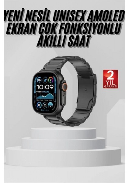 Akıllı Saat Arama Konuşma Gps ve Nfc Özelliği 3 Kordonlu Amoled Ekran fiyatları