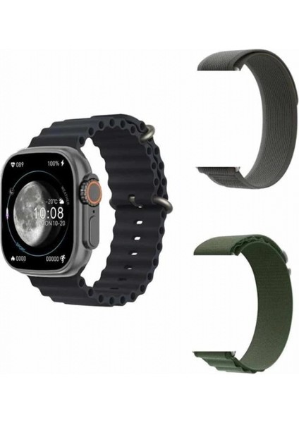 Yeni Nesil Akıllı Kol Saati Nabız Ölçer Gps Uyumlu 49 mm Kasa fırsatları