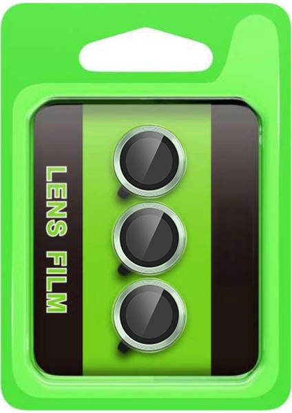 Samsung Galaxy S25 Fe Raze Metal Kamera Lens - Yeşil