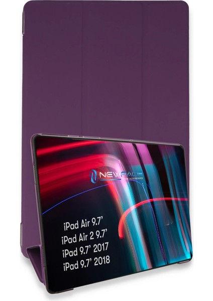 Ipad 5 Air 9.7 Kılıf Tablet Smart Kılıf - Mor