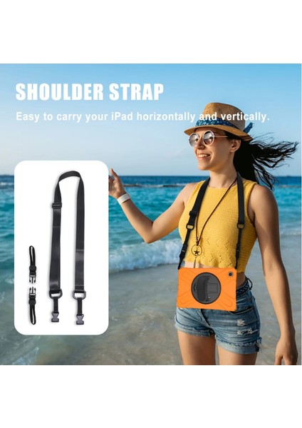 Samsung Galaxy T220 Tab A7 Lite 8.7 Kılıf Amazing Tablet Kapak - Turuncu fırsatları