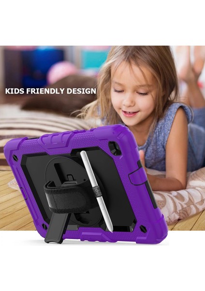 Samsung Galaxy T290 Tab A 8 Kılıf Pars Tablet Kapak - Mor