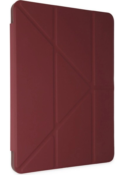 Xiaomi Redmi Pad Se Kılıf Kalemlikli Mars Tablet Kılıfı - Mürdüm