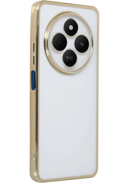 Xiaomi Redmi 14C Kılıf Razer Lensli Silikon - Gold