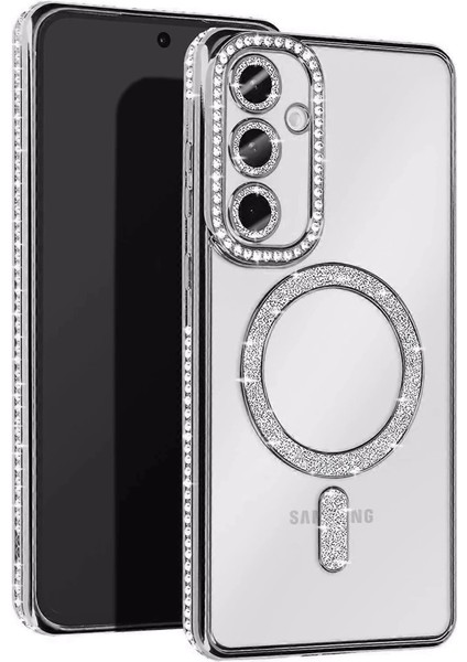 Samsung Galaxy S25 Fe Joke Simli Magneticsafe Kılıf - Gümüş