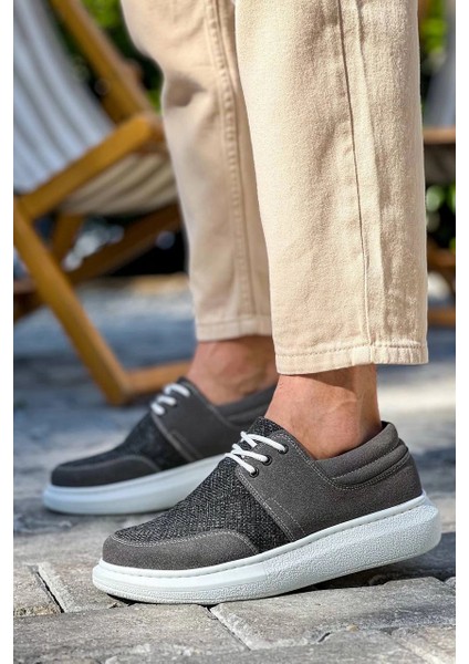 Yzlal KB-042 Kuback Bağcıklı Gri Günlük Erkek Ayakkabı (Numara: 42) modelleri