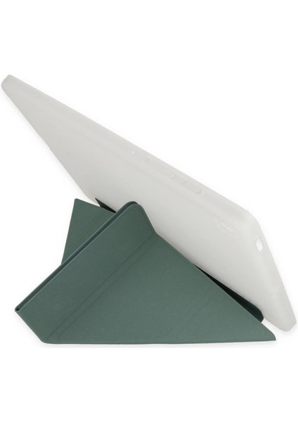 Xiaomi Redmi Pad Se Kılıf Kalemlikli Mars Tablet Kılıfı - Koyu Yeşil fırsatları