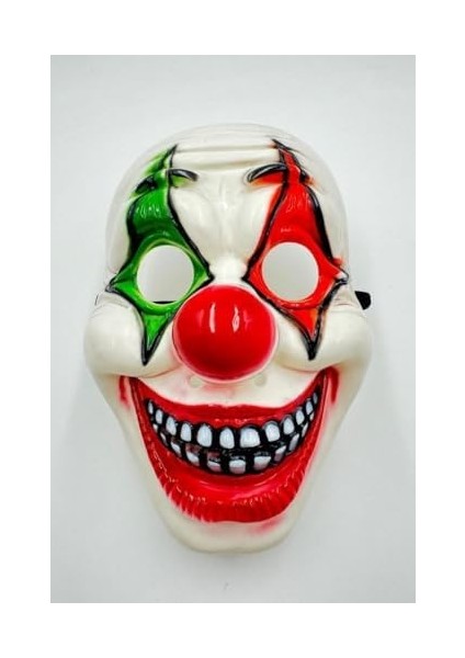 Halloween Maske Palyaço Kırmızı Yeşil fiyatları