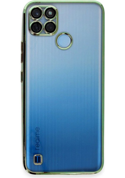 Realme C25Y Kılıf Razer Lensli Silikon - Yeşil fiyatları