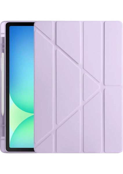 Huawei Honor Pad X9 11.5 Kılıf Kalemlikli Mars Tablet Kılıfı - Lavender