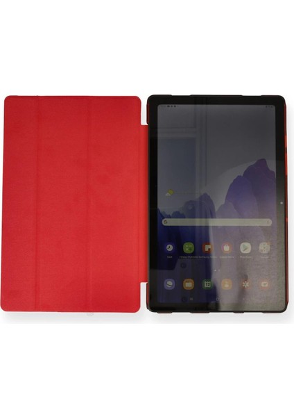 Samsung Galaxy T970 Tab S7 Plus 12.4 Kılıf Tablet Smart Kılıf - Kırmızı modelleri