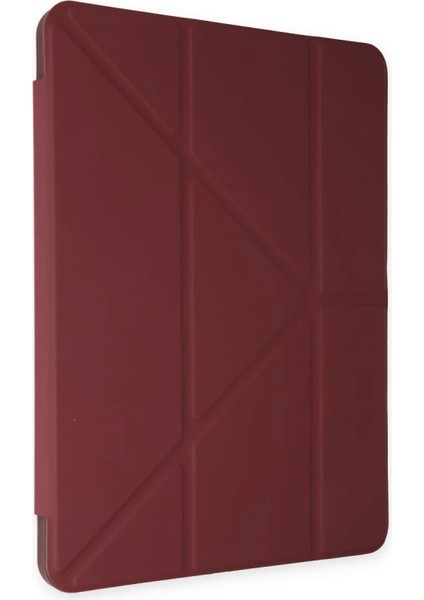 Samsung Galaxy P610 Tab S6 Lite 10.4 Kılıf Kalemlikli Mars Tablet Kılıfı - Mürdüm fırsatları