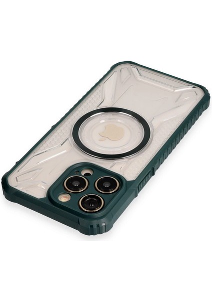 Iphone 12 Pro Kılıf Prag Magneticsafe Kapak - Koyu Yeşil modelleri