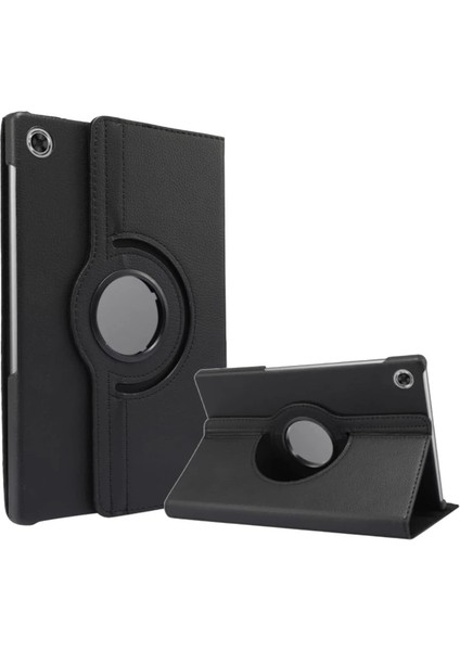 Lenovo Tab M10 TB311FU Kılıf 360 Tablet Deri Kılıf - Siyah