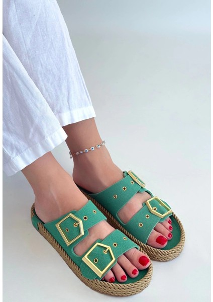 Sptrns Ices Yeşil Nubuk Terlik (Numara: 36) modelleri