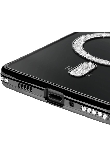 Xiaomi Redmi 14C Joke Simli Magneticsafe Kılıf - Siyah modelleri