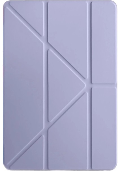 Xiaomi Pad 7 Pro Kılıf Kalemlikli Mars Tablet Kılıfı - Açık Mor