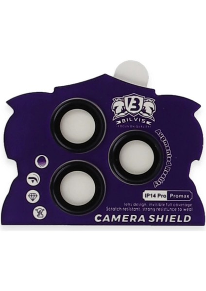 Iphone 14 Pro Max Bilvis Titan Kamera Lens - Derin Mor fiyatları