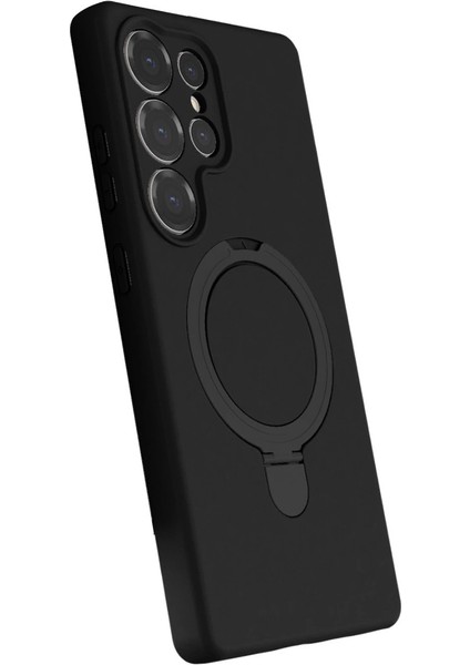 Samsung Galaxy S24 Ultra Regal Magsafe Standlı Kapak - Siyah fiyatları