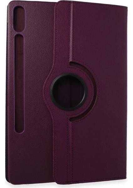 Samsung Galaxy X610 Tab S9 Fe Plus 12.4 Kılıf 360 Tablet Deri Kılıf - Mürdüm fiyatları